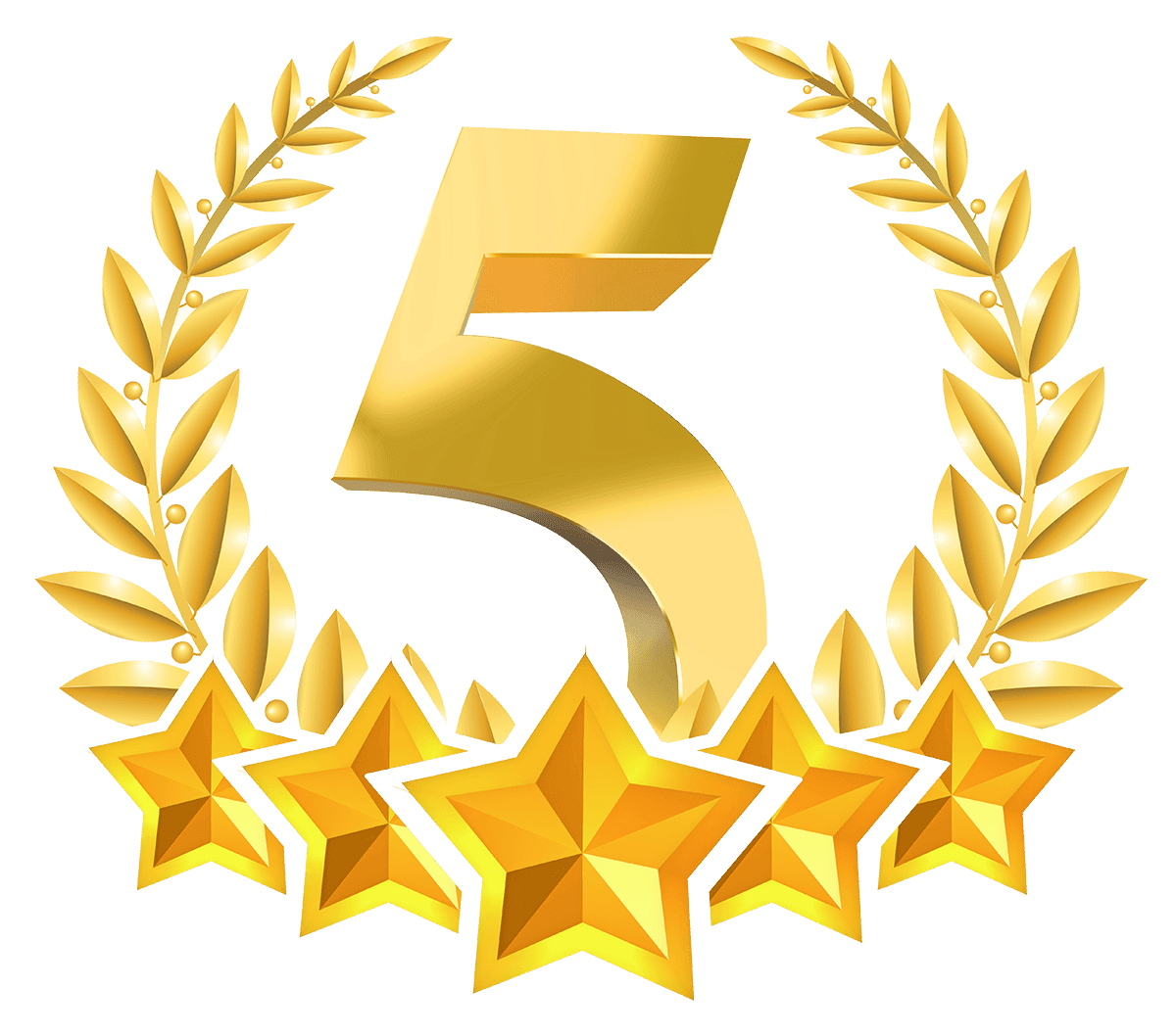 5 Star PNG HD